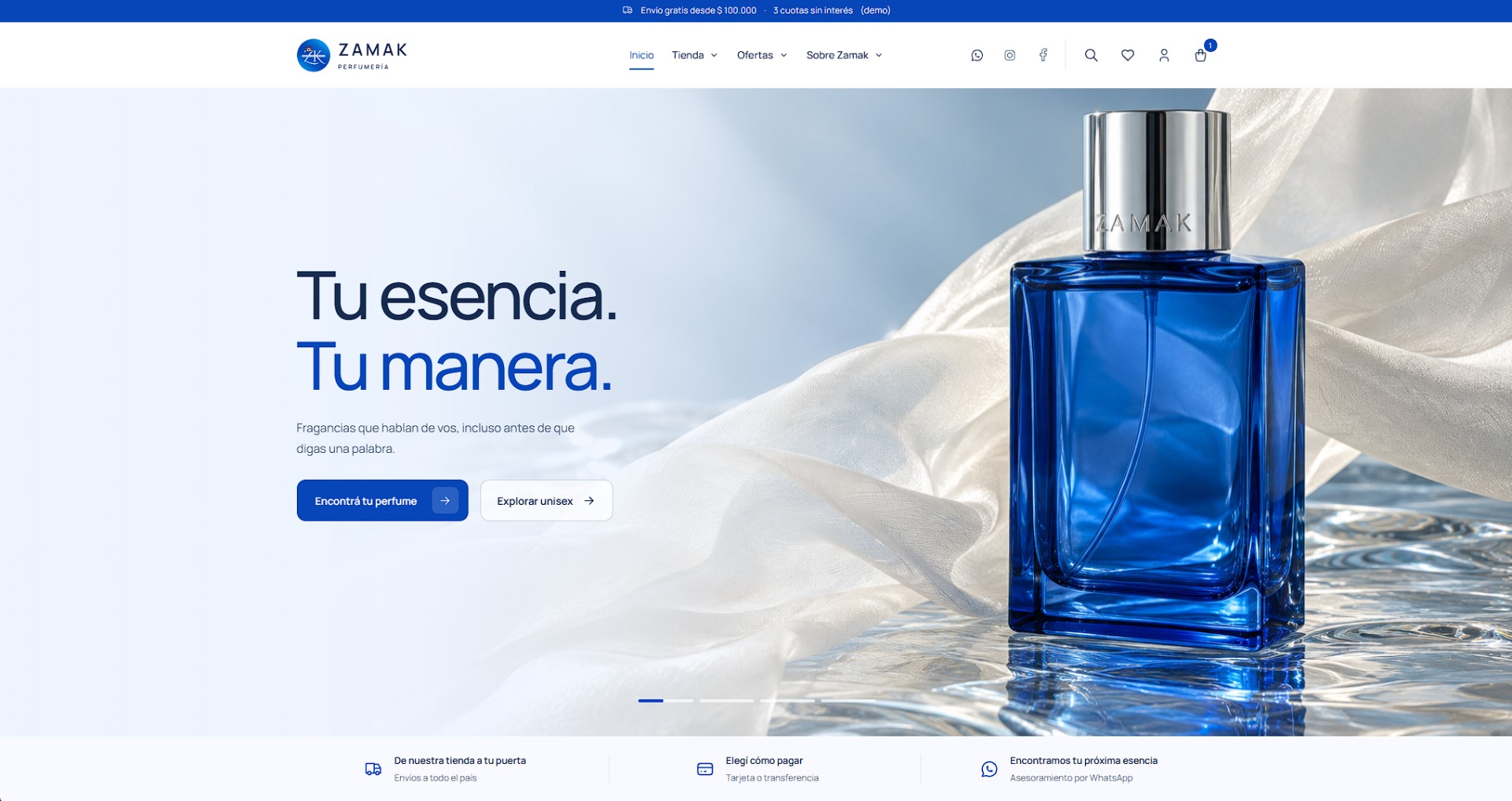 Imagen proporcionada de Zamak Perfumería